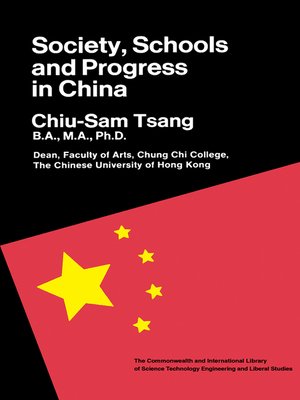 cover image of Society, Schools & Progress in China